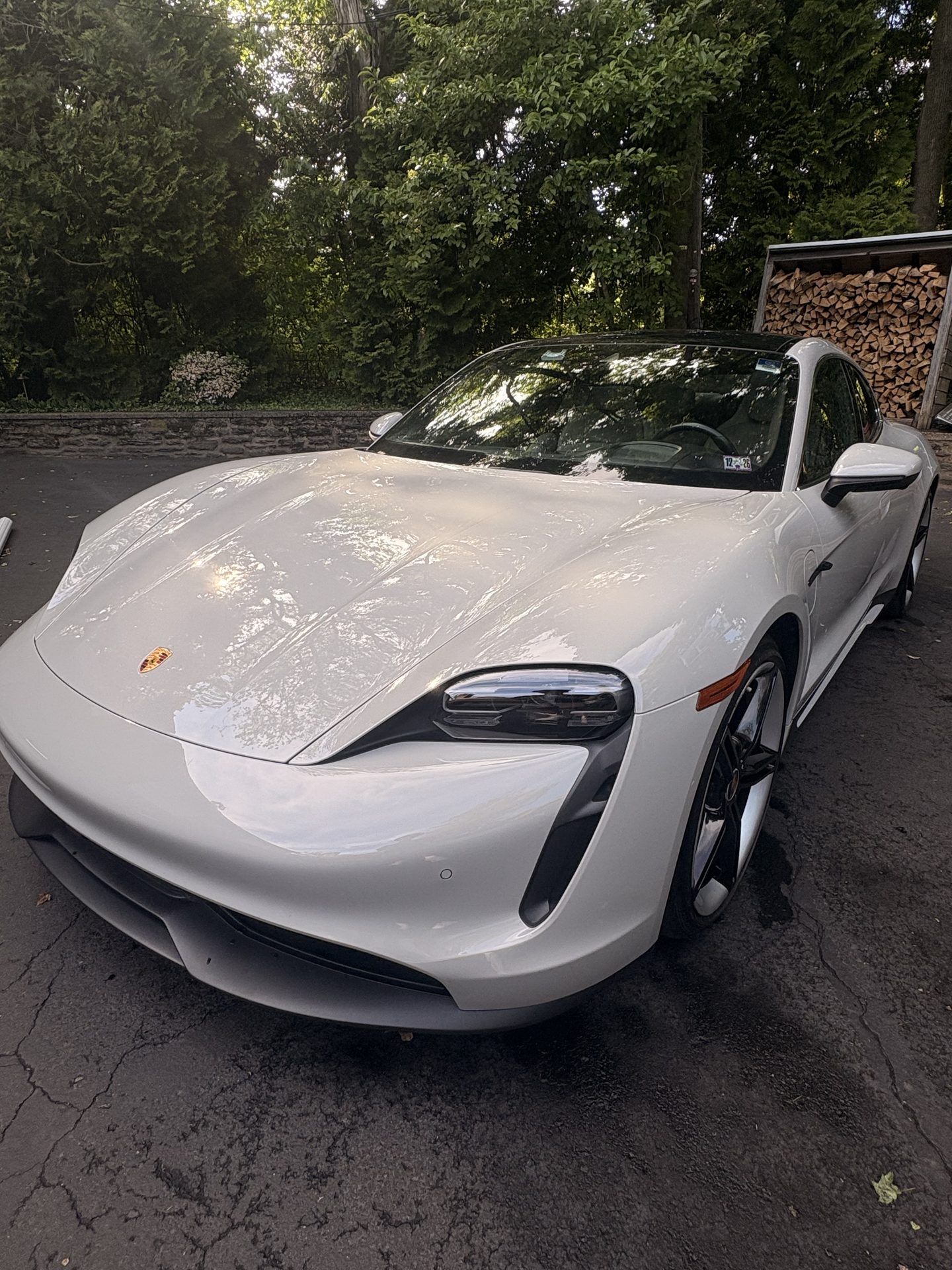 Freshly detailed Porsche Taycan, full exterior and interior detail
